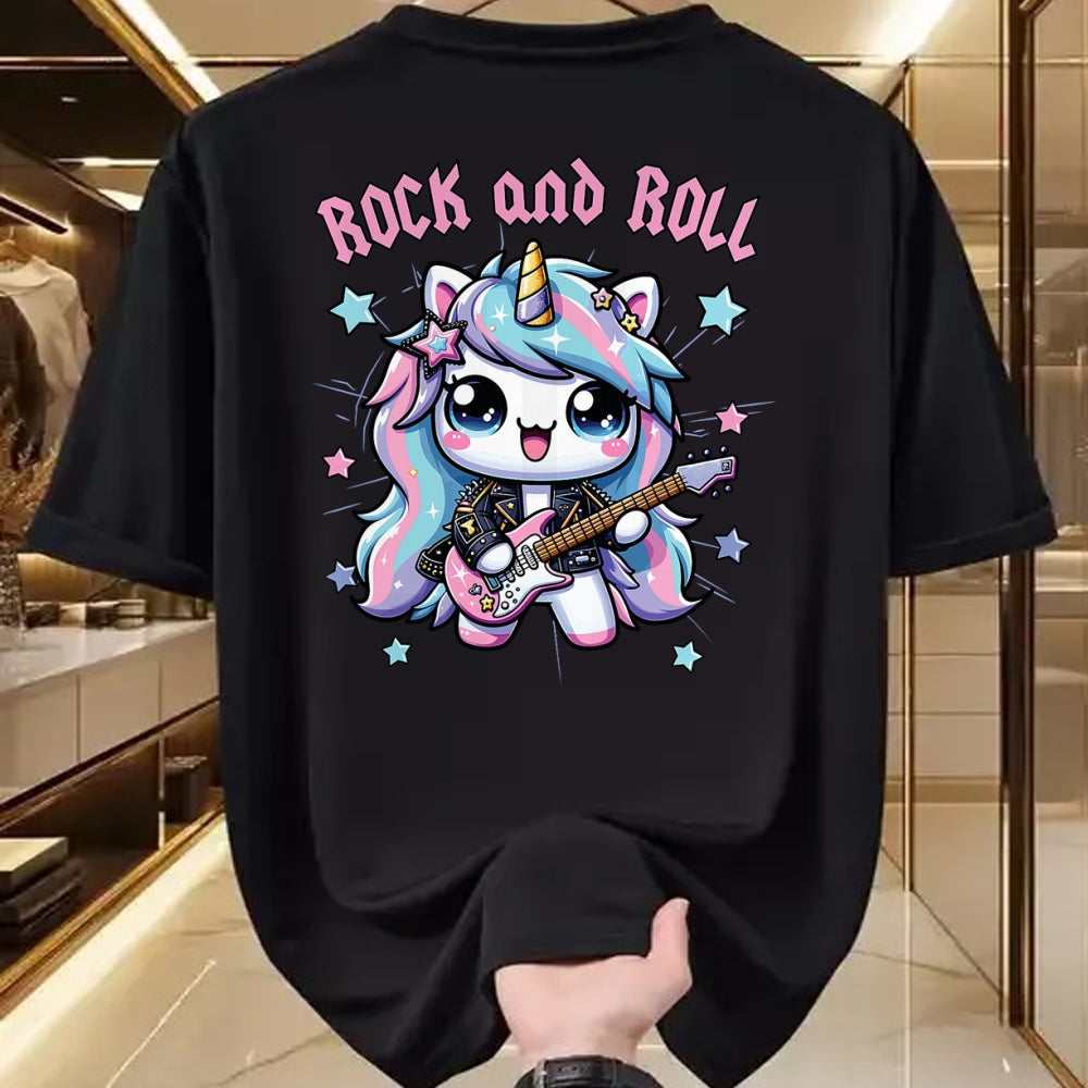 Guitar Lover Shirt, Funny Guitar UnisexT-Shirt/Hoodie/Sweatshirt HLT00 - Girls Rock, Unicorn Rock Star, Unicorn Girls Rock and Roll T-Shirt