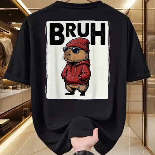 Cute Capybara Shirt, Funny Capybara Unisex T-Shirt/Hoodie/Sweatshirt HLT00 - Cool Bruh Capybara Men Women Kids Teens Funny Capybara T-Shirt, Youth, Sapphire Blue, Medium
