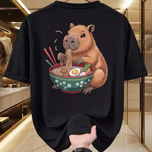 Cute Capybara Shirt, Funny Capybara Unisex T-Shirt/Hoodie/Sweatshirt HLT00 - Cool Capybara Art for Men Women Kids Rodent Capybara Lover T-Shirt