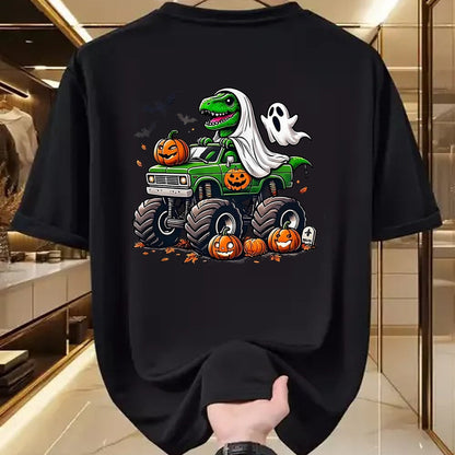 Best Dinosaur Lover Shirt, Funny Dinosaur UnisexT-Shirt/Hoodie/Sweatshirt HLT00 - Orange Halloween Shirt Boys Toddler Kids Ghost Shirts T Rex T-Shirt