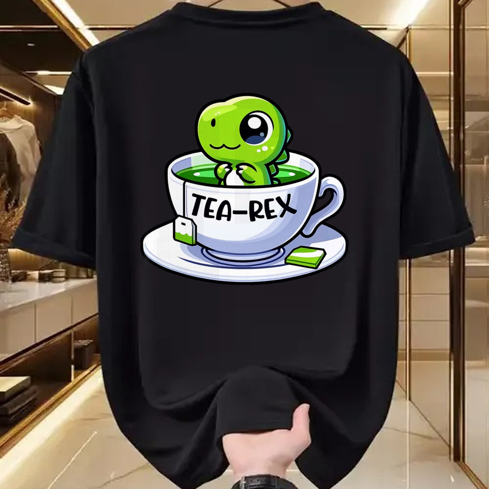 Best Dinosaur Lover Shirt, Funny Dinosaur UnisexT-Shirt/Hoodie/Sweatshirt HLT00 - Tea-Rex Cute T-Rex Dinosaur Lover Kawaii Funny Dino Pun T-Shirt