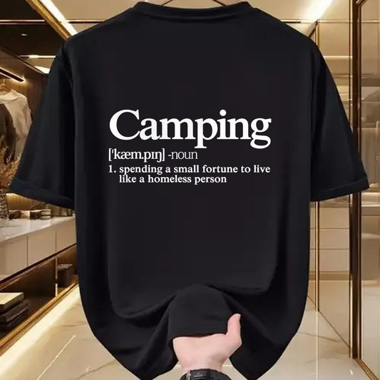 Funny Camping Shirt, Gift For Camping Lover Unisex T-Shirt/Hoodie/Sweatshirt HLT00 - Camping Definition Funny Camper Saying T-Shirt
