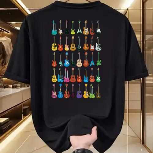 Guitar Lover Shirt, Funny Guitar UnisexT-Shirt/Hoodie/Sweatshirt HLT00 - Love Guitar Different Guitars Music Lover Funny Gift T-Shirt Small