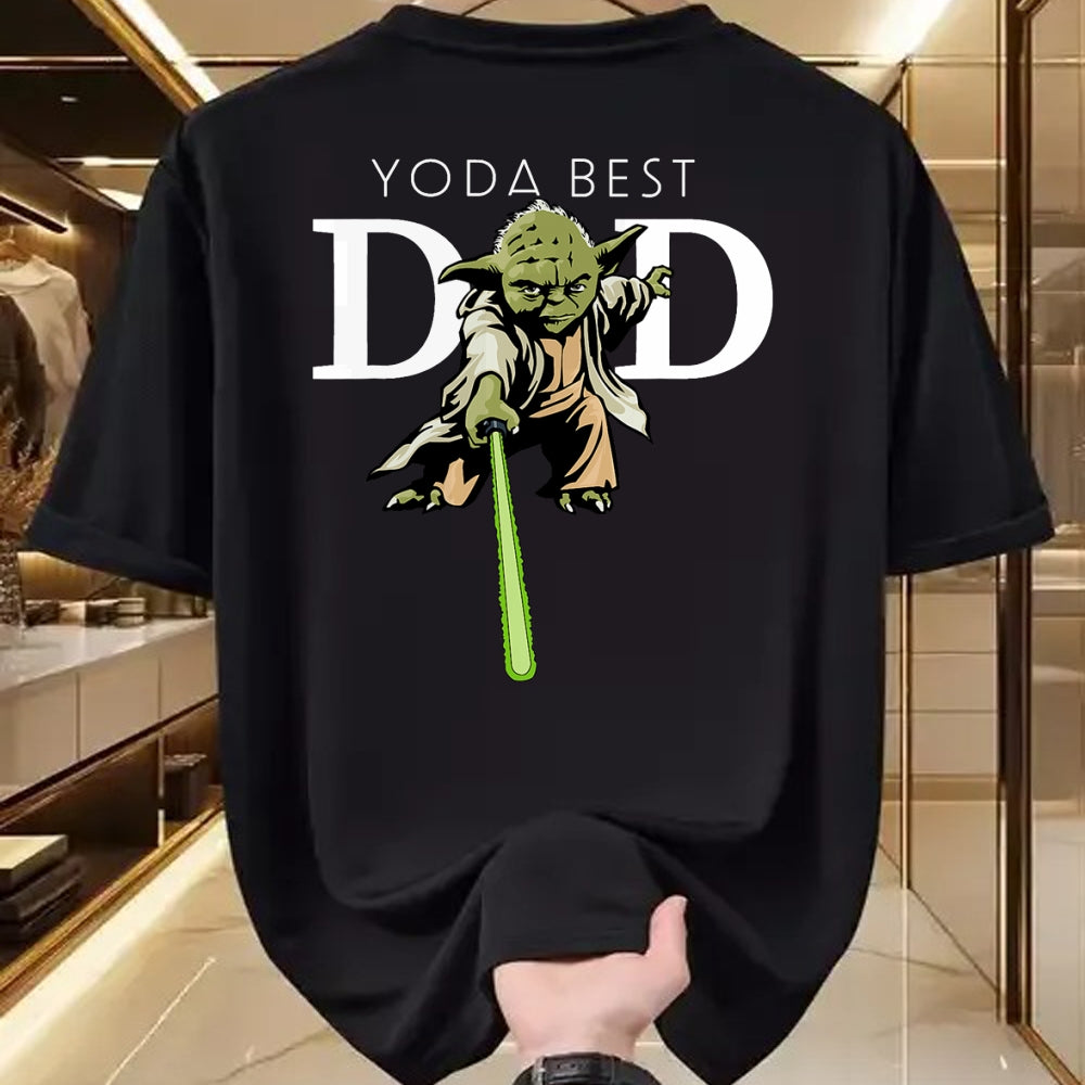 Gift for Dad Shirt, Funny Dad Unisex T-Shirt/Hoodie/Sweatshirt HLT00 – \Star Wars Yoda Lightsaber Best Dad Father_s Day T-Shirt