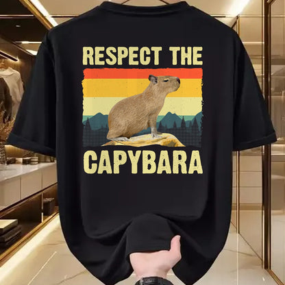 Cute Capybara Shirt, Funny Capybara UnisexT-Shirt/Hoodie/Sweatshirt HLT00 - Capybara Art for Men Women Kids Rodent Animal Lover Capybara T-Shirt