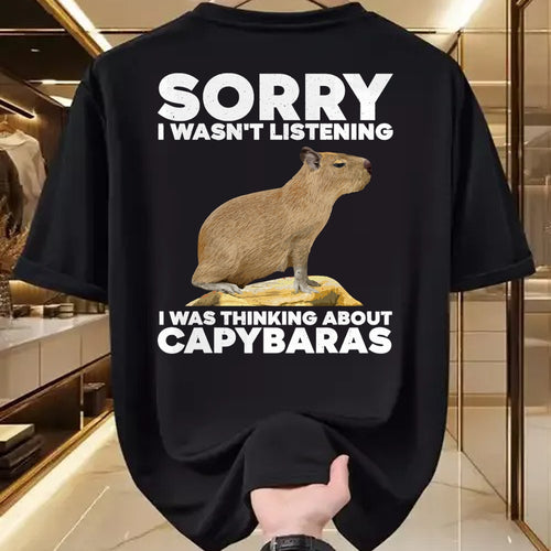Cute Capybara Shirt, Funny Capybara UnisexT-Shirt/Hoodie/Sweatshirt HLT00 - Best Capybara Design for Men Women Kids Pet Rodent Capybara T-Shirt