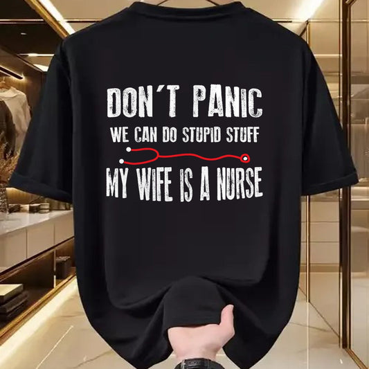 Funny Nurse Shirt, Nurse Unisex T-Shirt/Hoodie/Sweatshirt HLT00 - My Wife Is Nurse - Husband T-Shirt