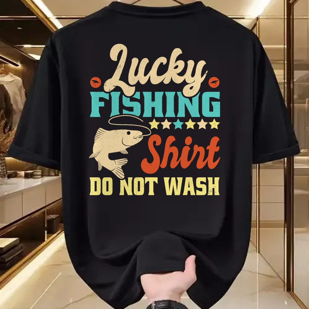 Gift for Dad Shirt, Funny Dad Unisex T-Shirt/Hoodie/Sweatshirt HLT00 – Funny My Lucky Fishing Shirt For Men Women Dad T-Shirt