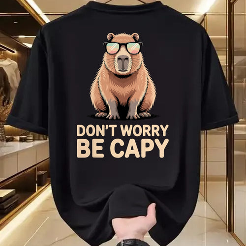 Cute Capybara Shirt, Funny Capybara Unisex T-Shirt/Hoodie/Sweatshirt HLT00 - Funny Capybara Design for Men Women Adults Capybara Lover T-Shirt