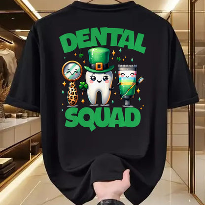 Patrick Day Shirts for Family, Funny Patrick Day shirts, st patrick's day Unisex T-Shirt/Hoodie/Sweatshirt HLT00 - saint patrick day dental squad th irish dentist nurse (1)