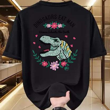 Best Dinosaur Lover Shirt, Funny Dinosaur UnisexT-Shirt/Hoodie/Sweatshirt HLT00 - Jurassic Park Dinos Eat Man Women Inherit The Earth T-Shirt Small