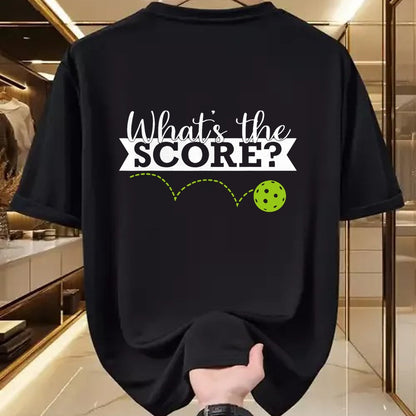 Funny Pickleball Shirt, Pickleball Lover Unisex T-Shirt/Hoodie/Sweatshirt HLT00 - What's The Score Funny Pickleball T-Shirt
