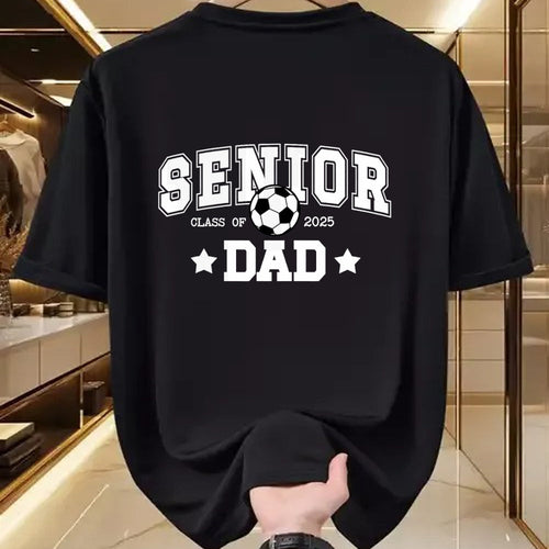 Gift for Dad Shirt, Funny Dad Unisex T-Shirt/Hoodie/Sweatshirt HLT00 – Soccer Senior Dad Class Of 2025 Soccer Senior Father T-Shirt