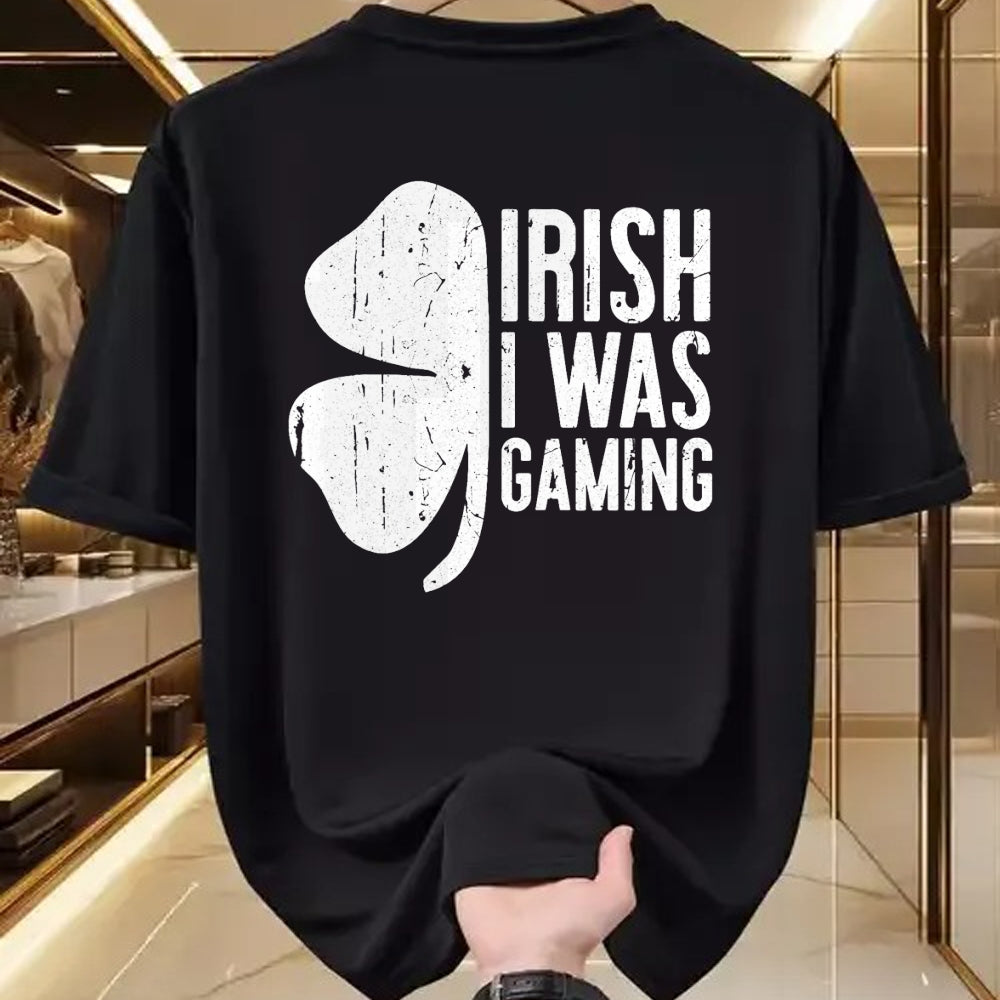Patrick Day Shirts for Family, Funny Patrick Day shirts, st patrick's day Unisex T-Shirt/Hoodie/Sweatshirt HLT00 - Irish I Was Gaming T-Shirt Saint Patrick Day Shirt T-Shirt
