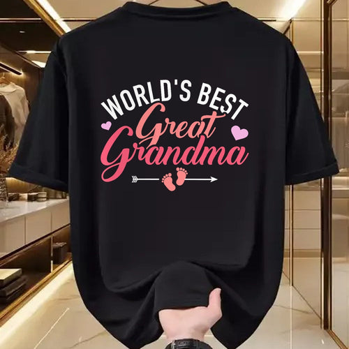 Best Grandma Shirt, Proud Grandma Unisex T-Shirt/Hoodie/Sweatshirt HLT00 - World's best great grandma T-Shirt