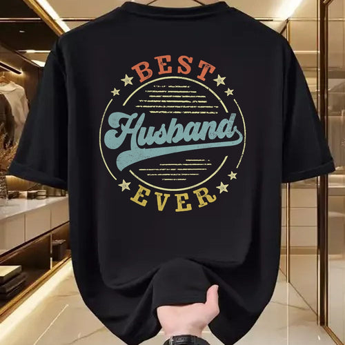 Best Wife Shirt, Wife and Husband Unisex T-Shirt/Hoodie/Sweatshirt HLT00 - Best Husband Ever Father's Day Husband Gifts Vintage Emblem T-Shirt
