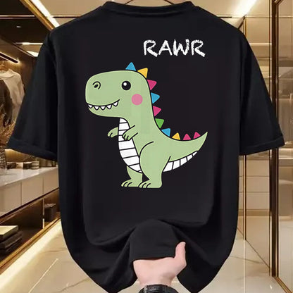 Best Dinosaur Lover Shirt, Funny Dinosaur UnisexT-Shirt/Hoodie/Sweatshirt HLT00 - Cute DinosaursIllustration - Dino Collection - Classic T-Shirt, Men, Black, 3X-Large