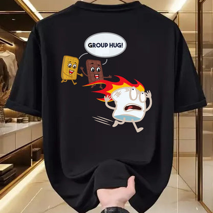 Funny Camping Shirt, Gift For Camping Lover Unisex T-Shirt/Hoodie/Sweatshirt HLT00 - Funny for Men Smores Camping Roasting Outdoor Women T-Shirt