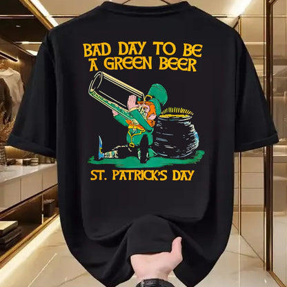 Patrick Day Shirts for Family, Funny Patrick Day shirts, st patrick's day Unisex T-Shirt/Hoodie/Sweatshirt HLT00 - Bad day to be a green beer St Patrick Day T-Shirt