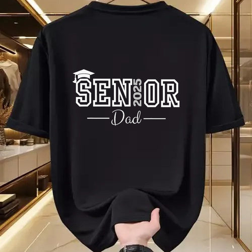 Gift for Dad Shirt, Funny Dad Unisex T-Shirt/Hoodie/Sweatshirt HLT00 – Cute Heart Graduate Proud Dad Senior of 2025 Class T-Shirt
