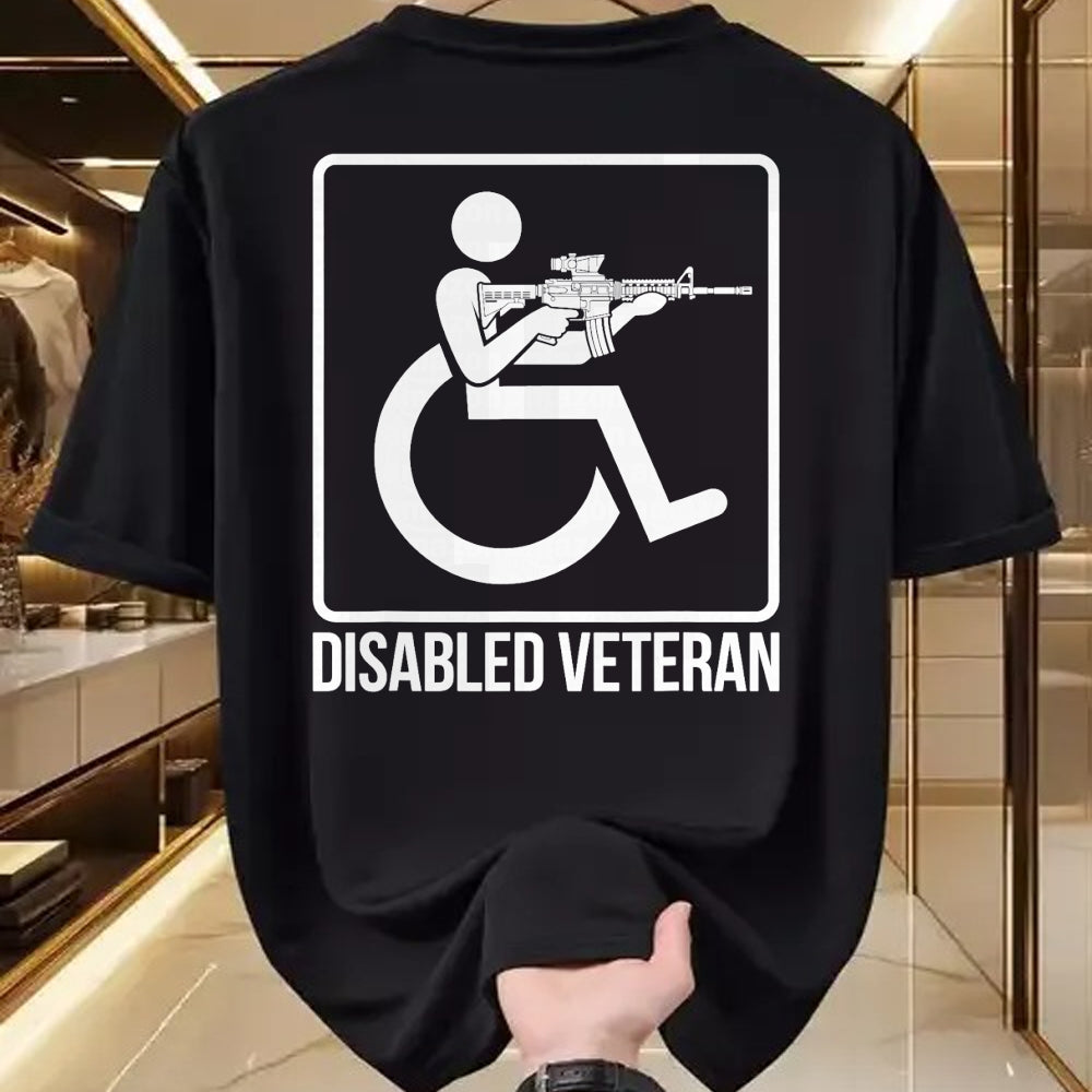 Proud Veteran Shirt, Funny Veteran UnisexT-Shirt/Hoodie/Sweatshirt HLT00 - Disabled Veteran US Military Handicap Vet Combat Veteran T-Shirt