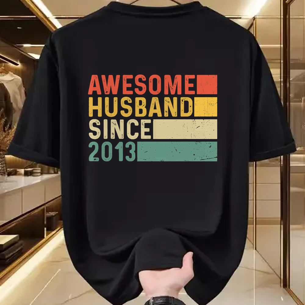 Best Wife Shirt, Wife and Husband Unisex T-Shirt/Hoodie/Sweatshirt HLT00 - 11th Wedding Anniversary Epic Awesome Husband Since 2013 T-Shirt