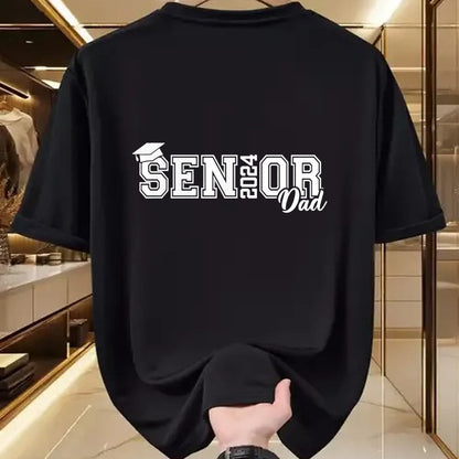 Gift for Dad Shirt, Funny Dad Unisex T-Shirt/Hoodie/Sweatshirt HLT00 – Proud Senior Dad 2024 Senior 2024 Dad Class Of 2024 Father T-Shirt