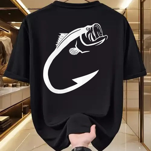 Funny Fishing Shirt, Gift For Fishing Lover Unisex T-Shirt/Hoodie/Sweatshirt HLT00 - Fish Hook Minimal Art Cool Fishing Lover Art Lover Gift T-Shirt