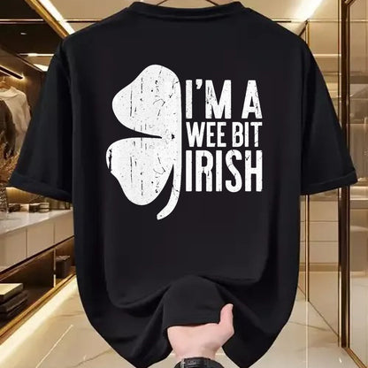 Patrick Day Shirts for Family, Funny Patrick Day shirts, st patrick's day Unisex T-Shirt/Hoodie/Sweatshirt HLT00 - I_m A Wee Bit Irish T-Shirt St Patricks Day Shirt T-Shirt