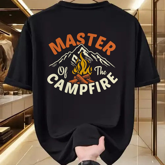 Funny Camping Shirt, Gift For Camping Lover Unisex T-Shirt/Hoodie/Sweatshirt HLT00 - Funny Outdoor Camping Gifts Men Women Master of Campfire T-Shirt