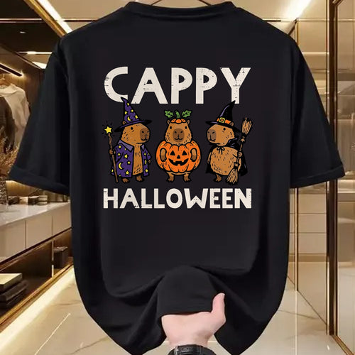 Cute Capybara Shirt, Funny Capybara Unisex T-Shirt/Hoodie/Sweatshirt HLT00 - Capybara Cappy Halloween Cute Capy Costume Men Women Kids T-Shirt