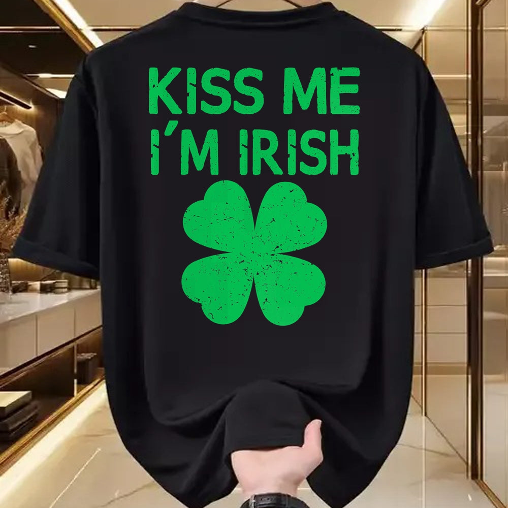 Patrick Day Shirts for Family, Funny Patrick Day shirts, st patrick's day Unisex T-Shirt/Hoodie/Sweatshirt HLT00 - Kiss Me I_m Irish Saint Patrick Day T-Shirt