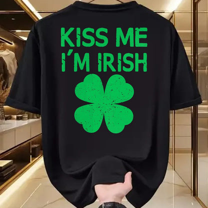 Patrick Day Shirts for Family, Funny Patrick Day shirts, st patrick's day Unisex T-Shirt/Hoodie/Sweatshirt HLT00 - Kiss Me I_m Irish Saint Patrick Day T-Shirt