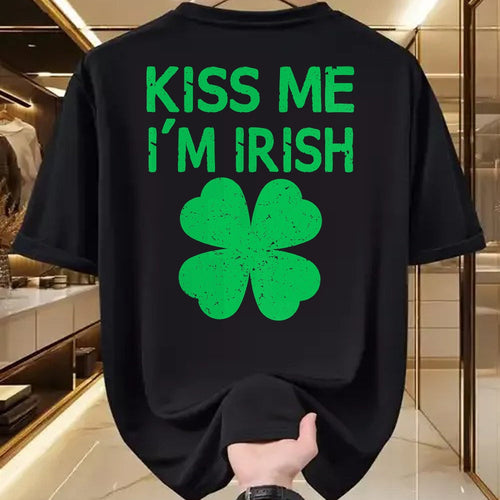 Patrick Day Shirts for Family, Funny Patrick Day shirts, st patrick's day Unisex T-Shirt/Hoodie/Sweatshirt HLT00 - Kiss Me I_m Irish Saint Patrick Day T-Shirt