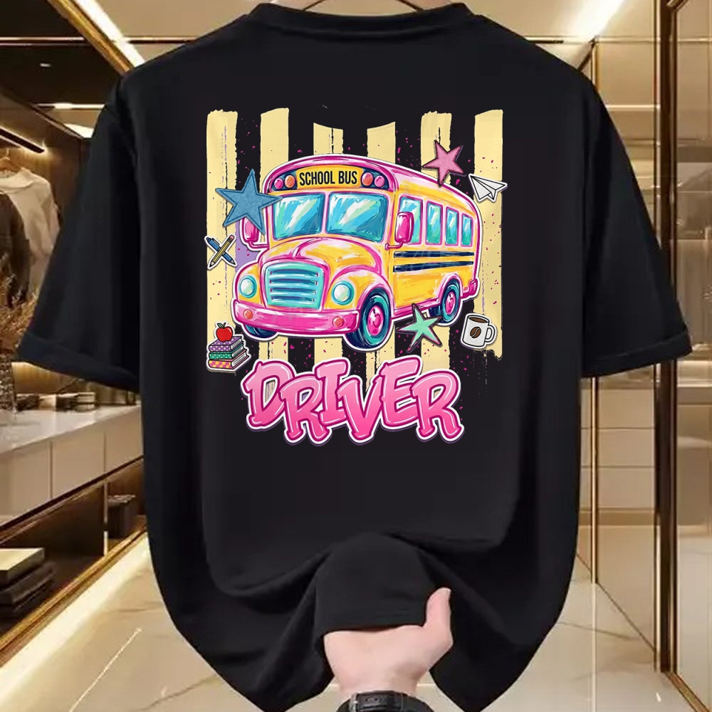 Best Student Shirt, Funny Back To School UnisexT-Shirt/Hoodie/Sweatshirt HLT00 - School Bus Driver Preppy Back to School Women Apparel T-Shirt