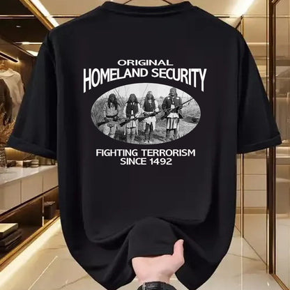 Native American T-Shirts, Vintage Native American Unisex T-Shirt/Hoodie/Sweatshirt HLT00 - Homeland Security Native American shirt. fighting terrorism