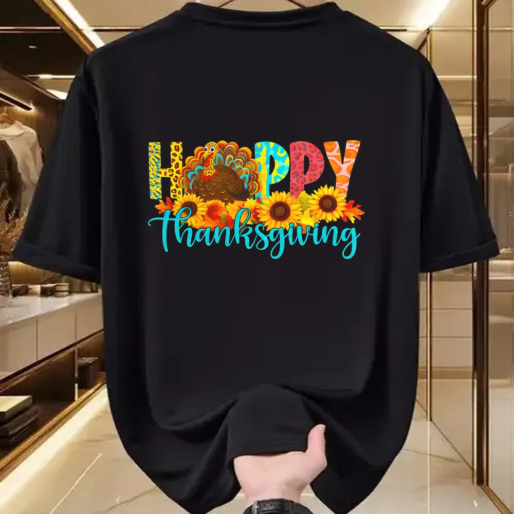 Best Thanksgiving Family Shirt , Funny Thanksgiving UnisexT-Shirt/Hoodie/Sweatshirt HLT00 - happy thanksgiving for turkey day family dinner sunflower T-Shirt