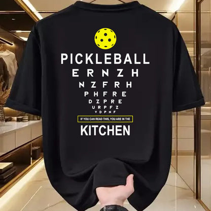 Funny Pickleball Shirt, Pickleball Lover Unisex T-Shirt/Hoodie/Sweatshirt HLT00 - Funny Pickleball Shirt If You Can Read This Kitchen Joke T-Shirt