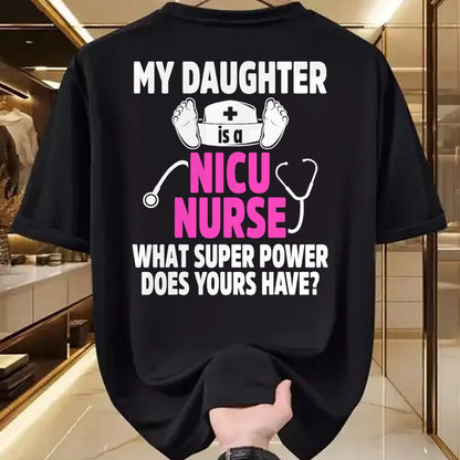 Funny Nurse Shirt, Nurse Unisex T-Shirt/Hoodie/Sweatshirt HLT00 - NICU Nurse Daughter Neonatal Newborn Nursing RN T-Shirt