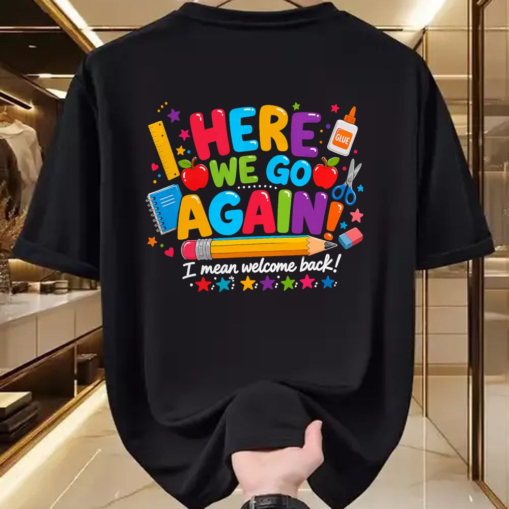 Best Student Shirt, Funny Back To School UnisexT-Shirt/Hoodie/Sweatshirt HLT00 - Welcome Back to School Happy First Day of School Teacher T-Shirt