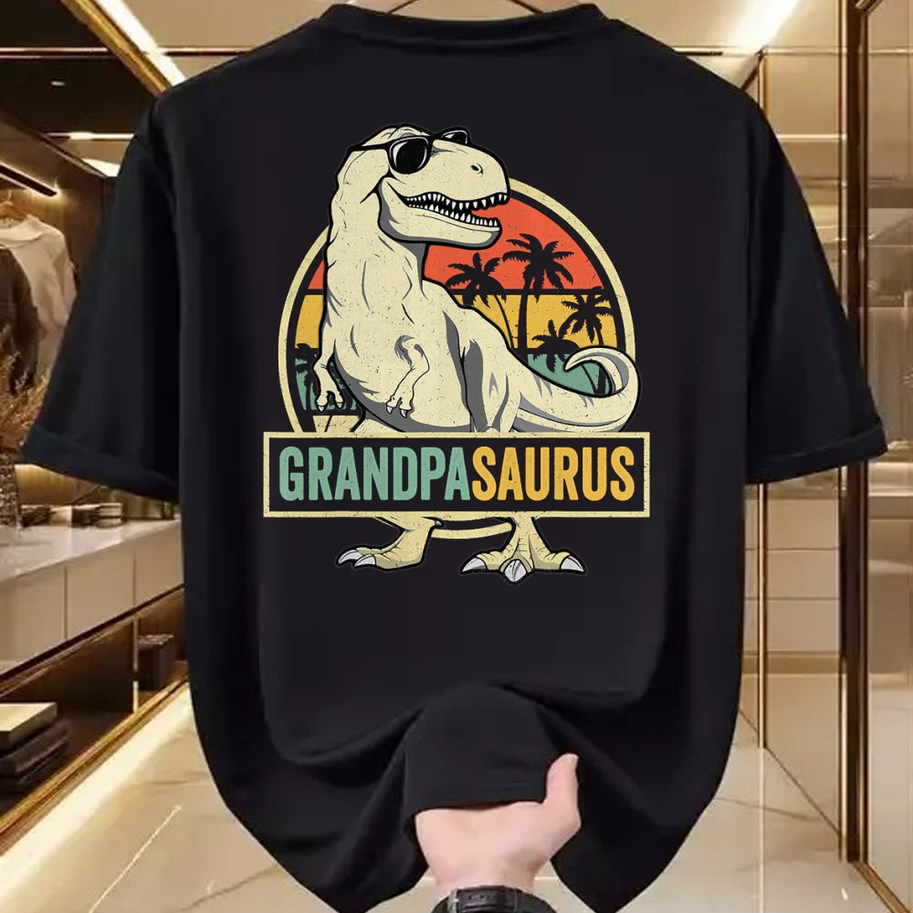Best Dinosaur Lover Shirt, Funny Dinosaur UnisexT-Shirt/Hoodie/Sweatshirt HLT00 - Grandpasaurus T Rex Dinosaur Grandpa Saurus Family Matching T-Shirt