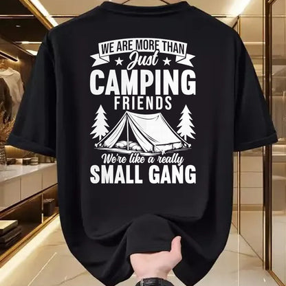 Funny Camping Shirt, Gift For Camping Lover Unisex T-Shirt/Hoodie/Sweatshirt HLT00 - We are More Than Just Camping Friends Small Gang Camper T-Shirt