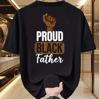 Gift for Dad Shirt, Funny Dad Unisex T-Shirt/Hoodie/Sweatshirt HLT00 – Proud Black Father Gift For Black Dad Black Lives Matter T-Shirt