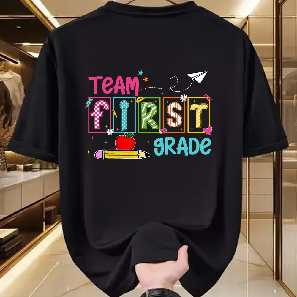 Best Student Shirt, Funny Back To School UnisexT-Shirt/Hoodie/Sweatshirt HLT00 - Team 1st Grade Squad Shirts Teacher Student Back to School T-Shirt
