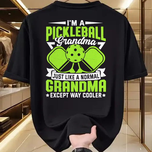 Funny Pickleball Shirt, Pickleball Lover Unisex T-Shirt/Hoodie/Sweatshirt HLT00 - Funny Pickleball Grandma Women Girls Pickle Ball Player T-Shirt