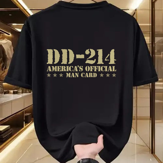 Proud Veteran Shirt, Funny Veteran UnisexT-Shirt/Hoodie/Sweatshirt HLT00 - DD-214 America_s Official Man Card Veteran Day Retro Army T-Shirt