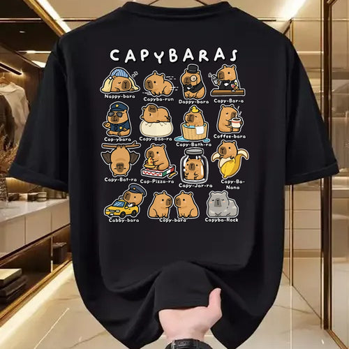 Cute Capybara Shirt, Funny Capybara Unisex T-Shirt/Hoodie/Sweatshirt HLT00 - Cute Capybaras Puns Funny Rodent Meme Animal Lover Humor T-Shirt