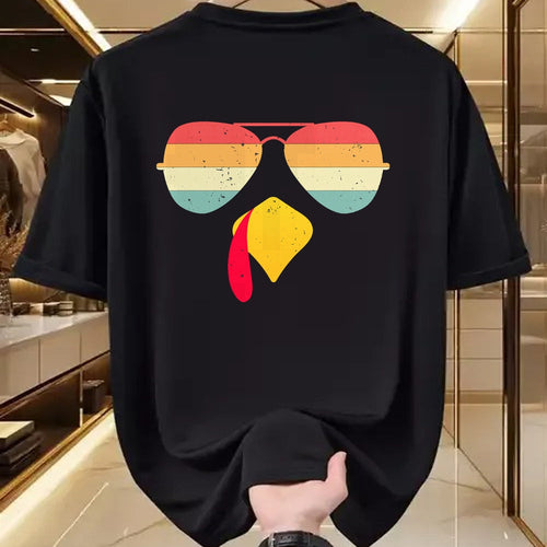 Best Thanksgiving Family Shirt , Funny Thanksgiving UnisexT-Shirt/Hoodie/Sweatshirt HLT00 - Cool Turkey Face with Sunglasses Funny Thanksgiving for Boys T-Shirt