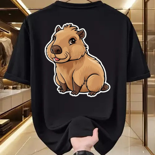 Cute Capybara Shirt, Funny Capybara Unisex T-Shirt/Hoodie/Sweatshirt HLT00 - Capybara Long Sleeve T-Shirt (1)
