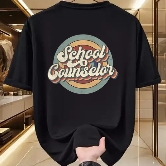 Best Student Shirt, Funny Back To School UnisexT-Shirt/Hoodie/Sweatshirt HLT00 - Retro School Counselor Back to School Teacher Squad Crew T-Shirt